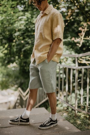 Classic linen shorts HERMES from AmourLinen