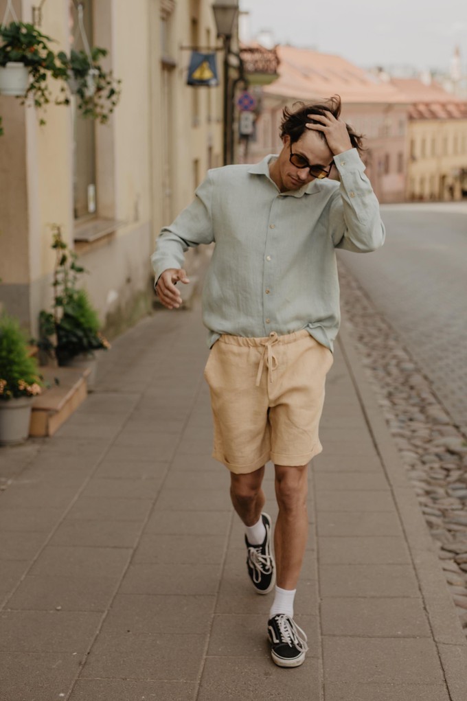 Linen shorts ARES from AmourLinen