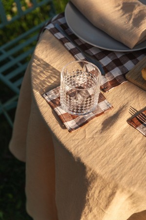 Linen coasters set of 2 from AmourLinen