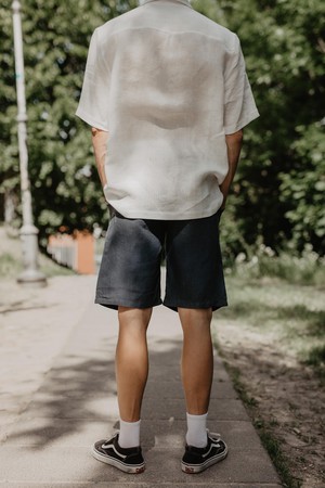 Oversized linen shirt MAGNUS from AmourLinen