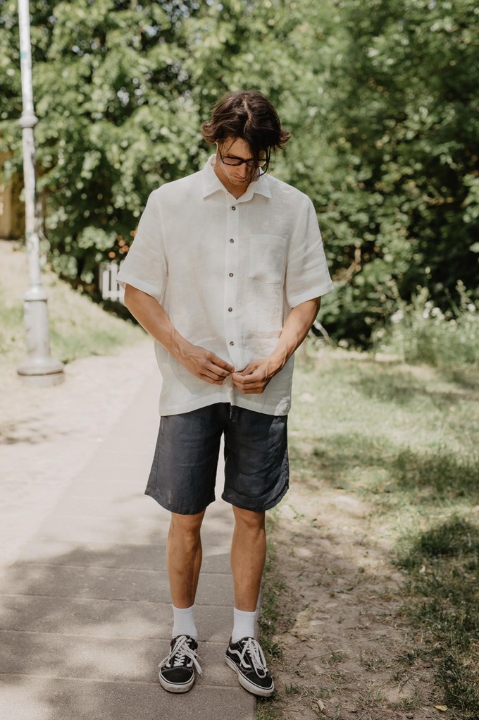 Classic linen shorts HERMES from AmourLinen