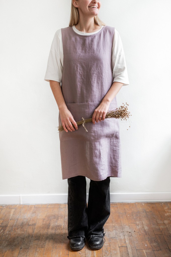 Pinafore linen apron from AmourLinen