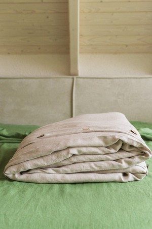 Linen duvet cover in Cream from AmourLinen