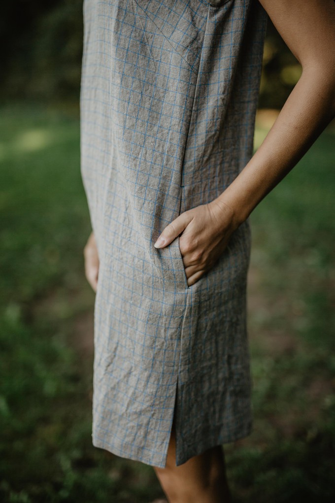 Linen slip dress ZOE from AmourLinen