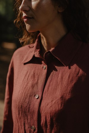 Odense casual linen shirt from AmourLinen