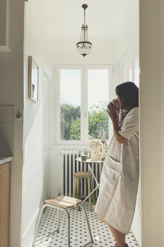 Japanese linen apron from AmourLinen