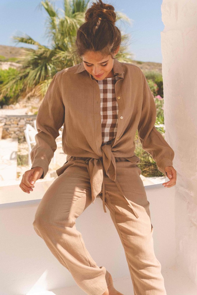 Linen suit set SAHARA from AmourLinen