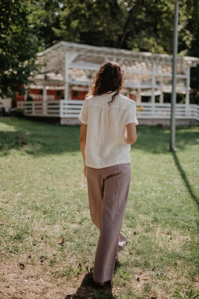 Oulu super long linen pants from AmourLinen