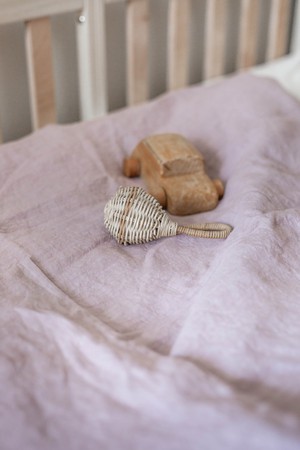 Linen baby bedding from AmourLinen