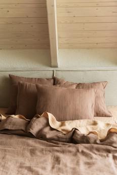 Linen pillowcase in Rosy Brown via AmourLinen