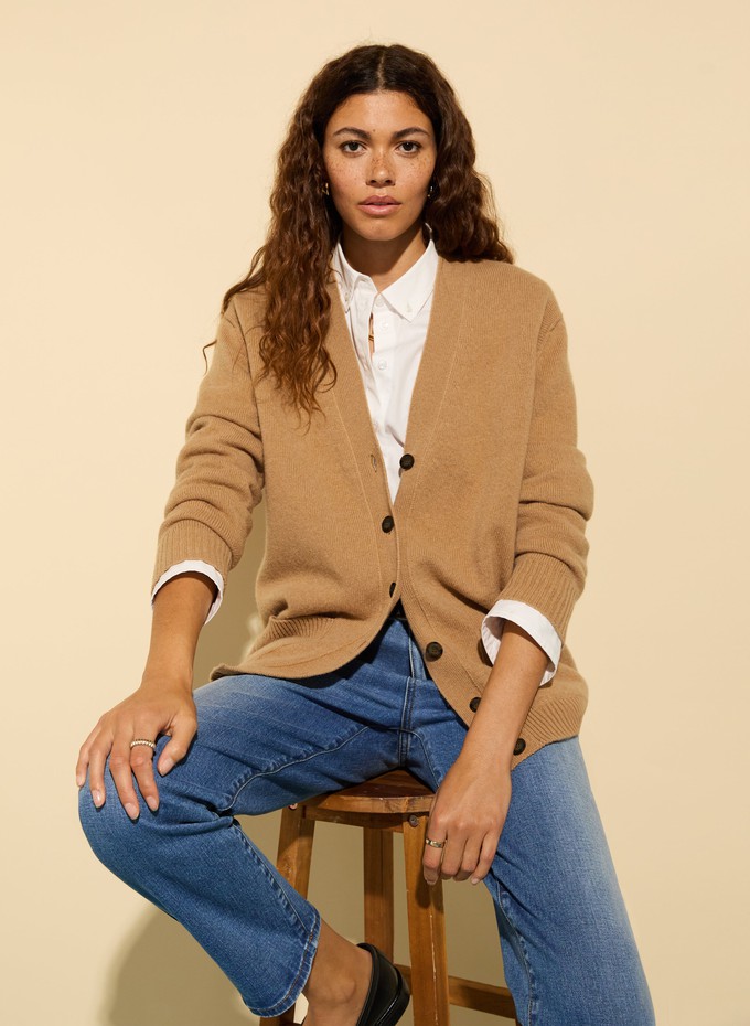 Fillipa Recycled Pure Wool Cardigan from Baukjen