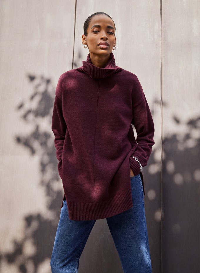 Asher Wool Blend Turtleneck Jumper from Baukjen