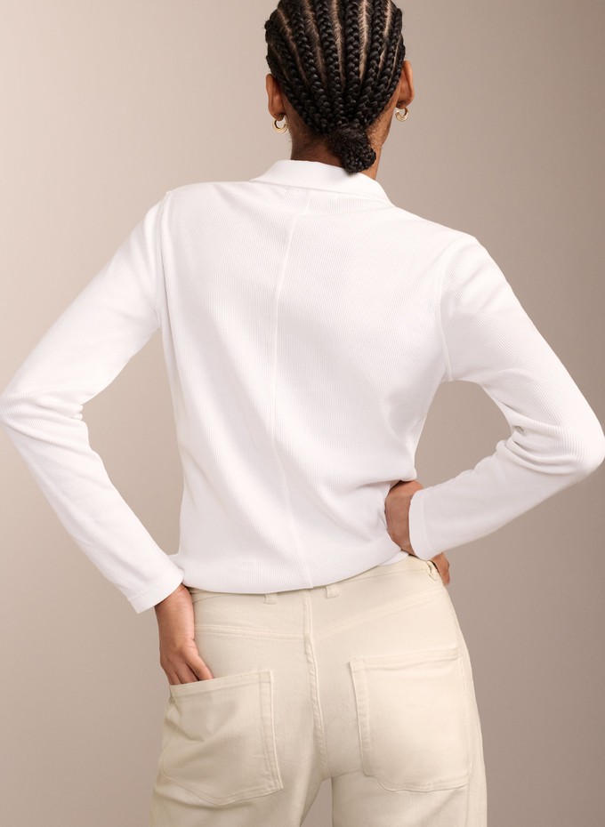 Organic Cotton Zip Collar Top from Baukjen