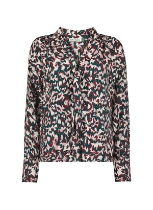 Effie Printed Tie Neck Blouse from Baukjen