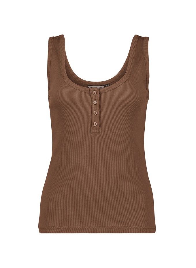 Baukjen Essentials Organic Cotton Henley Tank from Baukjen