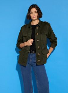 Mattie Organic Cotton Cargo Jacket via Baukjen