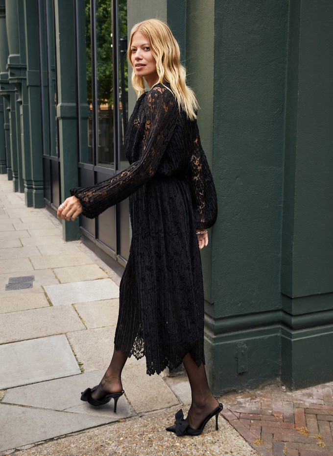 Caro Recycled Lace Midi Dress from Baukjen