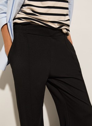 Petite Marian Ponte Wide Leg Trousers from Baukjen