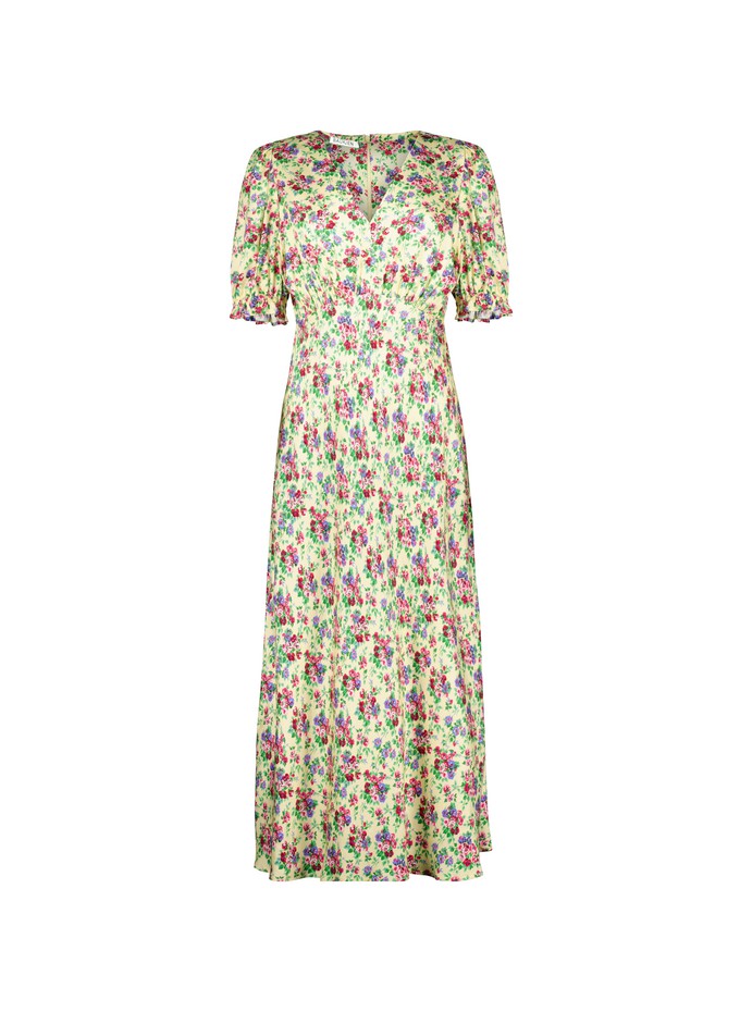 Lottie Satin Midi Tea Dress from Baukjen