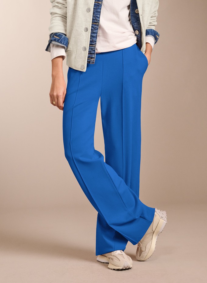 Marian Ponte Wide Leg Trousers from Baukjen