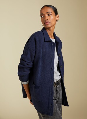 Bay Wool Blend Knitted Jacket from Baukjen