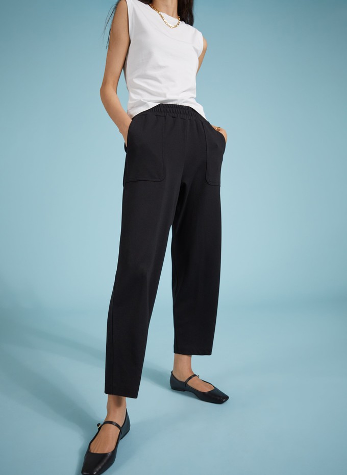 Billie Ponte Carrot Leg Trousers from Baukjen