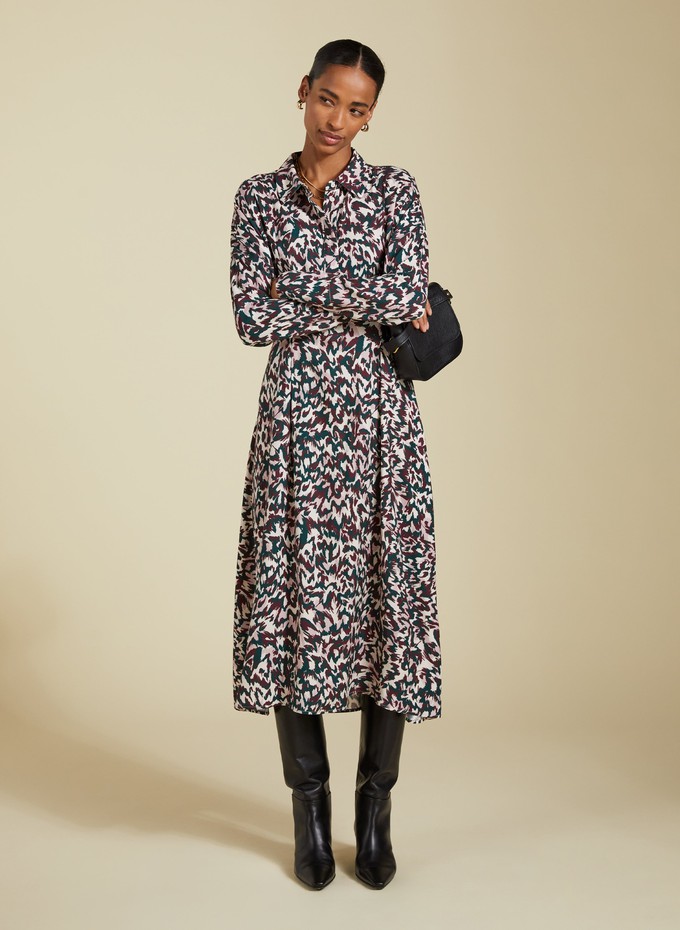 Becky Printed Midi Dress from Baukjen