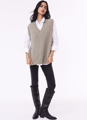 Ellen Recycled Knitted Vest from Baukjen