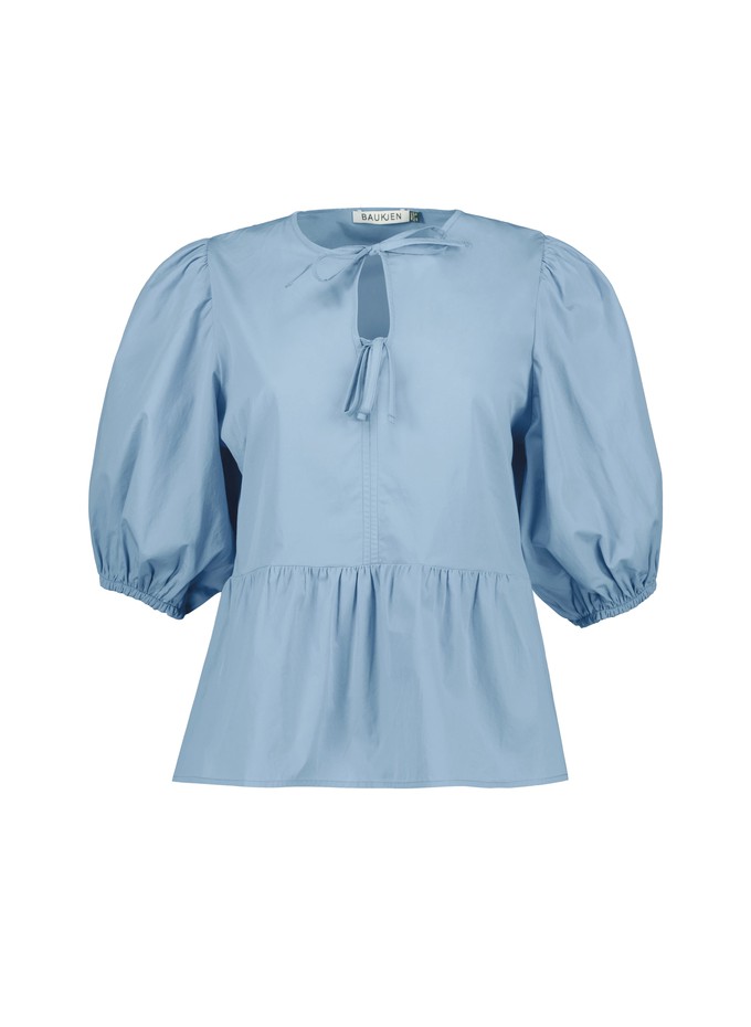 Azura Organic Cotton Tie Detail Blouse from Baukjen