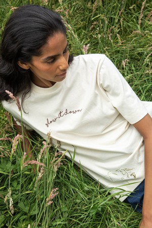 Samira Organic Cotton Top in White from Beaumont Organic