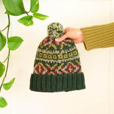 Highland Fair Isle Bobble Hat via BIBICO