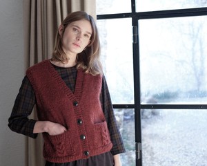 Mira Hand Knitted Waistcoat from BIBICO