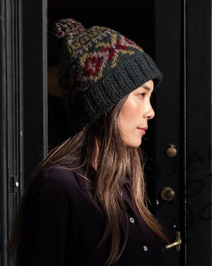 Highland Fair Isle Bobble Hat from BIBICO