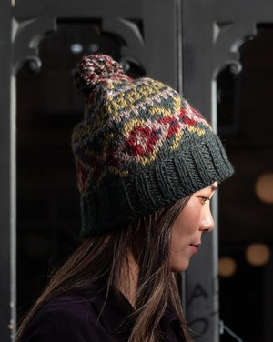 Highland Fair Isle Bobble Hat from BIBICO