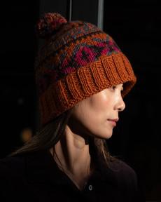 Cinnamon Bobble Hat via BIBICO