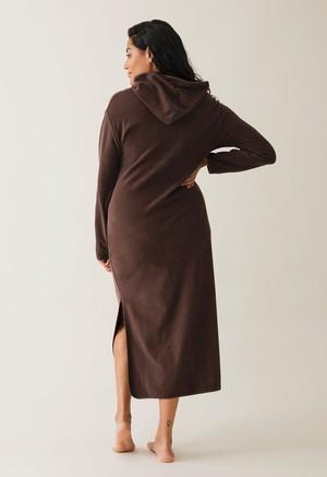 Terrycloth maternity caftan - Brown from Boob Design