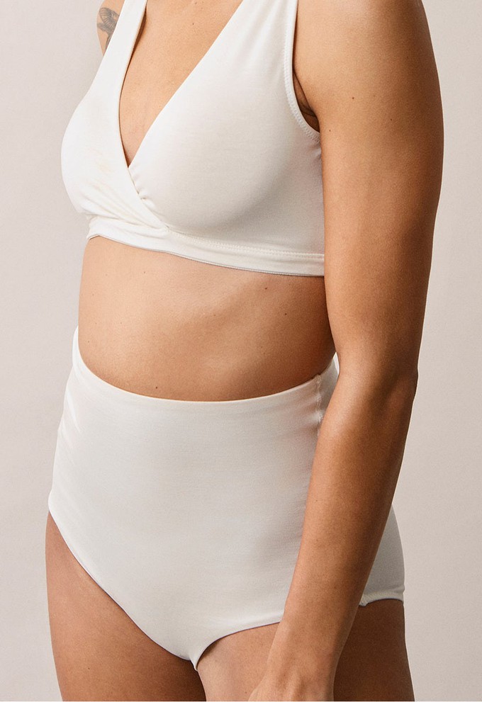 High waist postpartum panties - Tofu from Boob Design