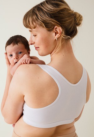 Essential maternity and nursing bra - White from Boob Design