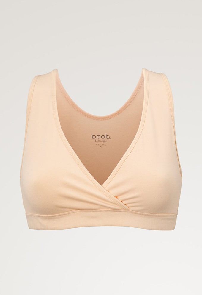 Essential maternity and nursing bra - Beige from Boob Design