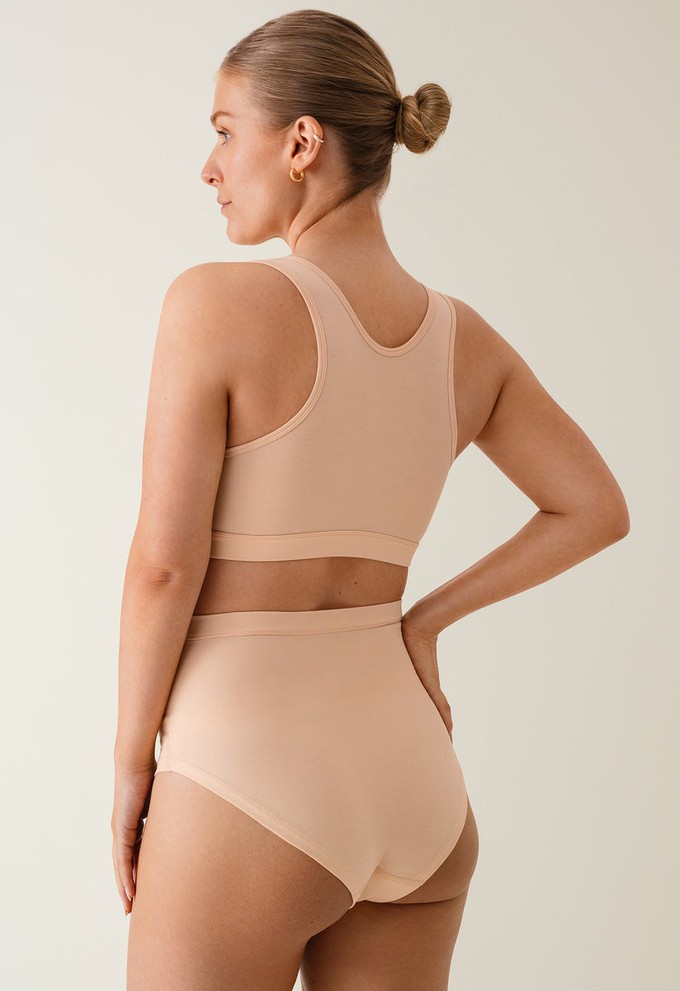 Essential maternity and nursing bra - Beige from Boob Design