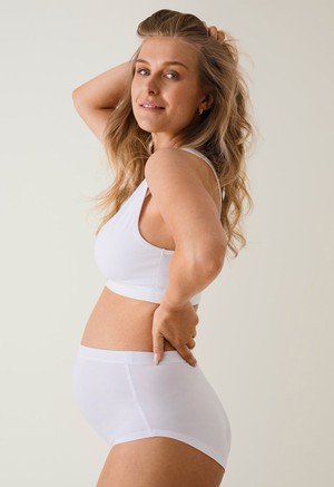 Essential maternity briefs - White from Boob Design