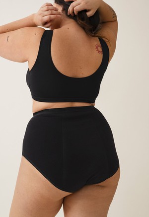 Period Underwear - High waist - Heavy flow - Black from Boob Design