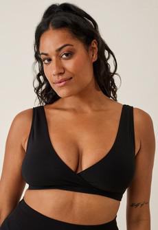 Soft nursing bra - Black via Boob Design