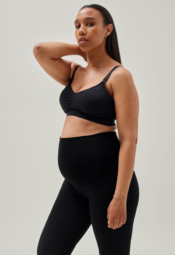 Flared maternity pants - Black from Boob Design