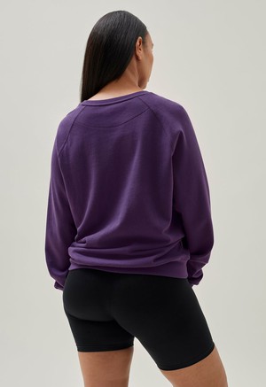 Thermal nursing sweatshirt - Midnight plum from Boob Design