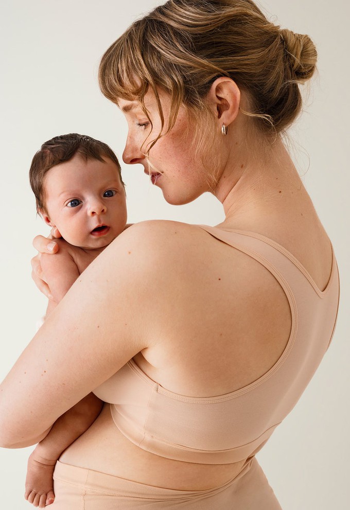 Essential maternity and nursing bra - Beige from Boob Design