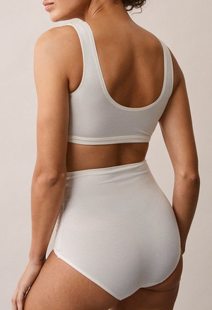 High waist postpartum panties - Tofu from Boob Design