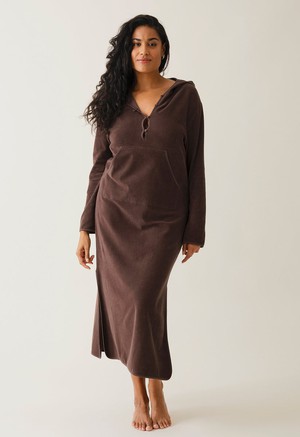 Terrycloth maternity caftan - Brown from Boob Design