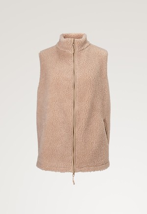 Pile fleece vest - Beige from Boob Design