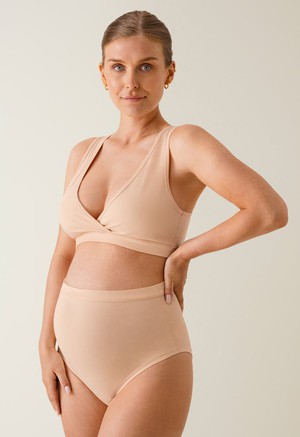 Essential maternity and nursing bra - Beige from Boob Design